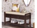 Espresso Cushioned Entryway Bedroom Bench with Drawers (39.00 in. W x 14 in. D x 19.8 in. H) - Image 2